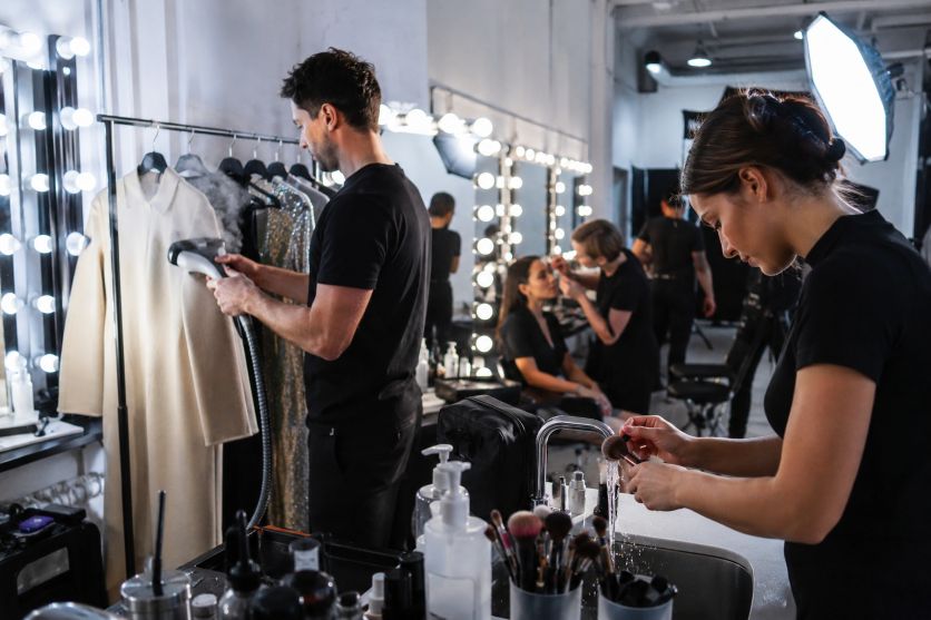 fashion studio backstage